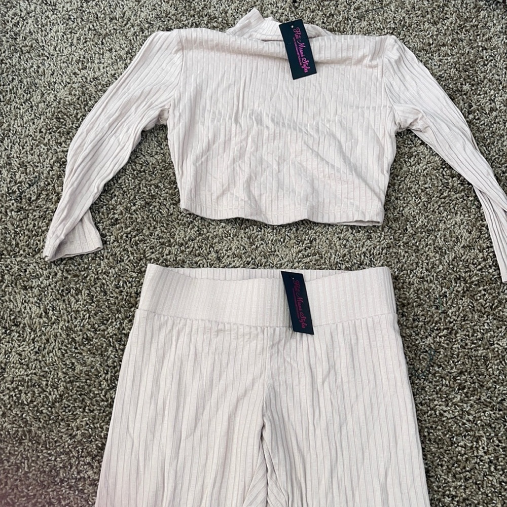 Tan 2 piece set